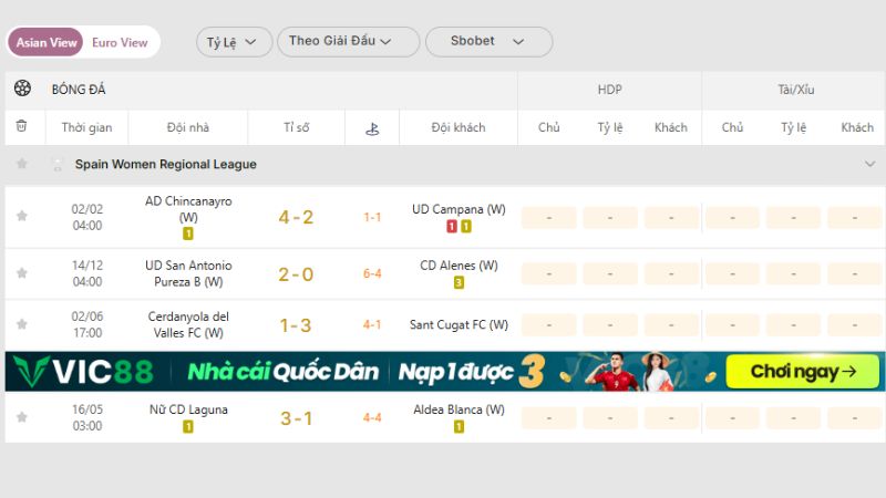 KQBD 247 nền tảng tin cậy theo dõi Women Regional League